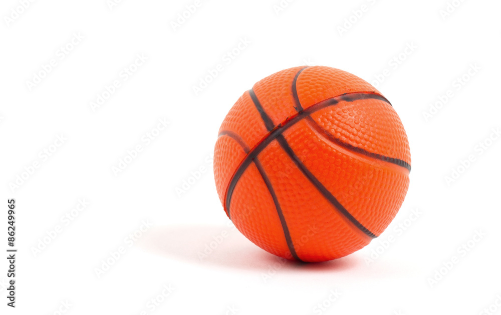 Small toy basketball ball