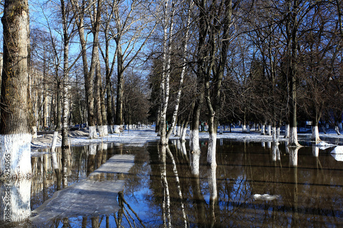 city park spring thaw America