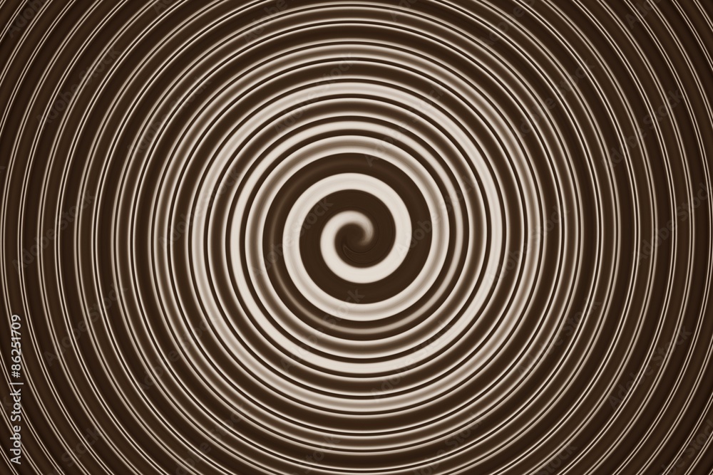 Obraz premium abstract spiral brown