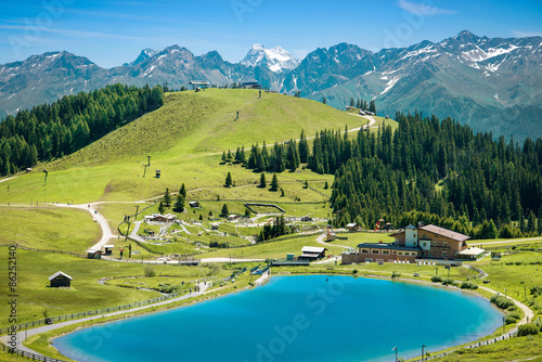 Erholungsgebiet Komperdell bei Serfaus, Tirol