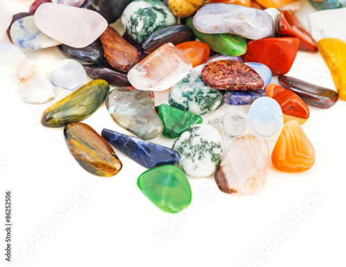 collection of semiprecious natural stones © Vera Kuttelvaserova