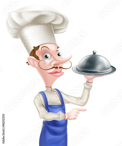 Pointing Cloche Chef