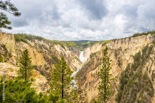 Yellowstone falls in National Park