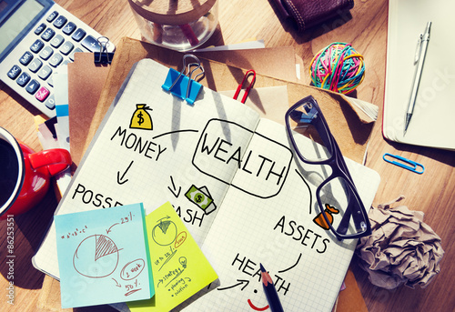 Wealth Money Possession Investment Growth Concept