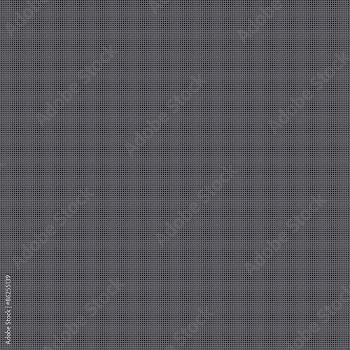 Seamless texture of dark grey fabric woven in plain criss-cross pattern on black. Designed for use as texture in 3d modeling.