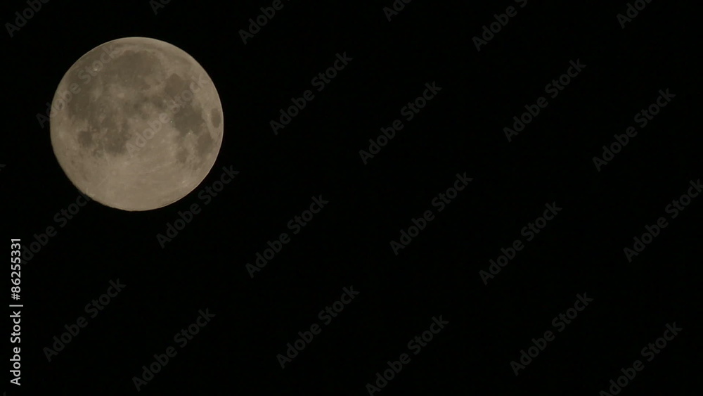 Full Moon in the night sky timelapce Full Moon in the night sky timelapce