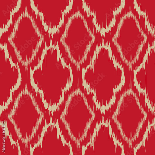 Ikat seamless pattern design