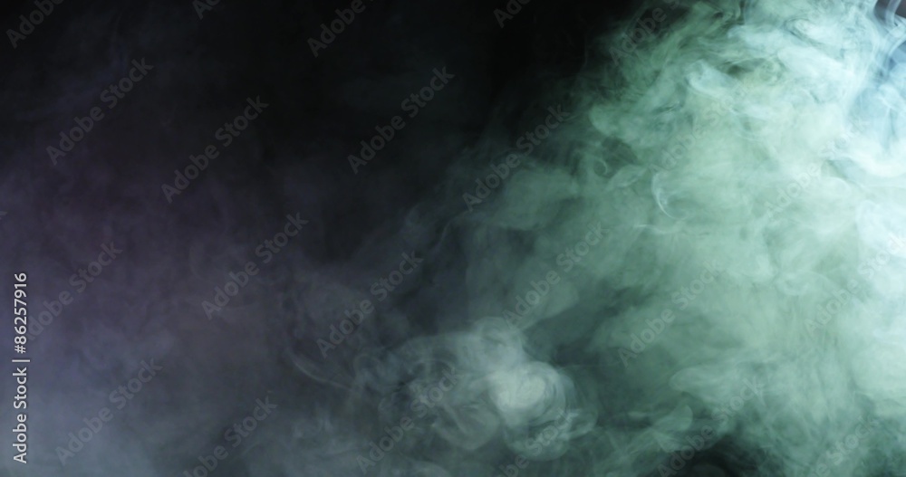 Smock on the black background for vfx