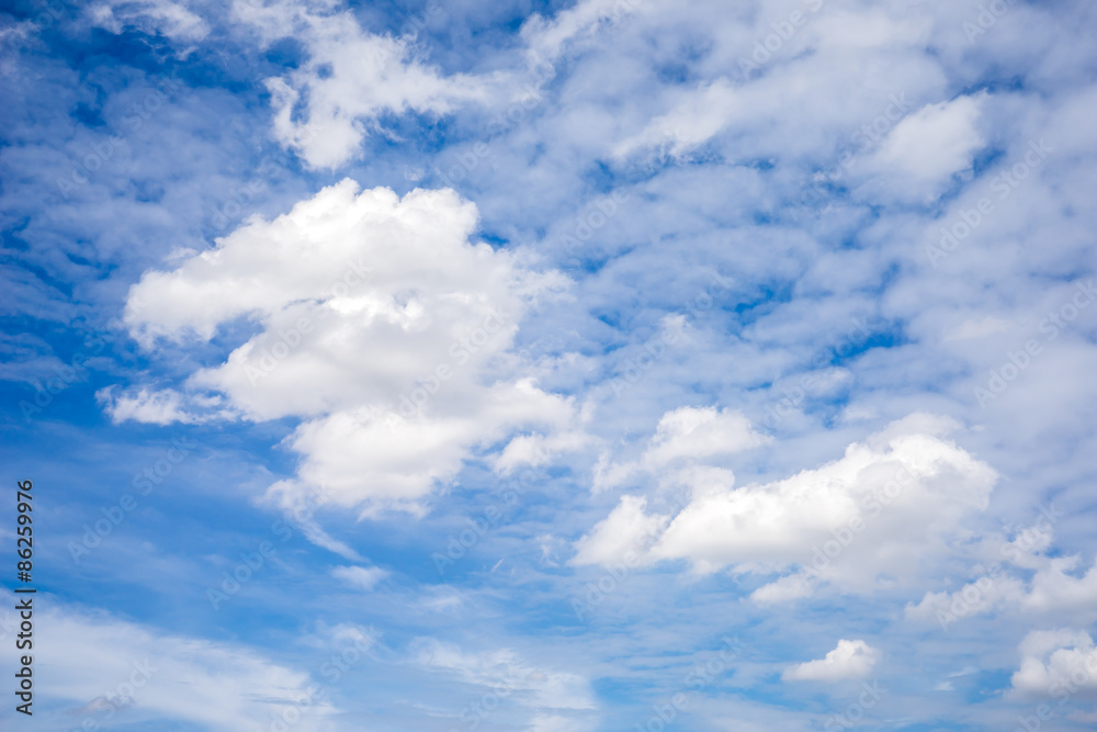 Beautiful clouds and blue sky Beautiful clouds and blue sky