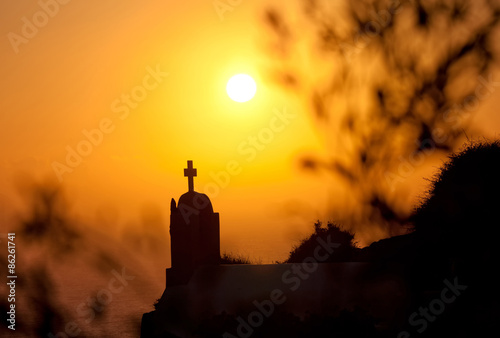 Photography oia at sunset