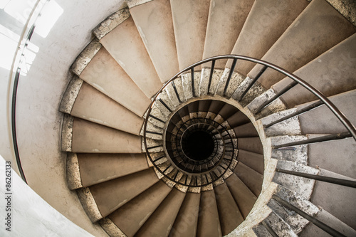 Fototapeta spiral staircases