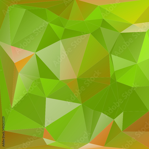 green polygonal background