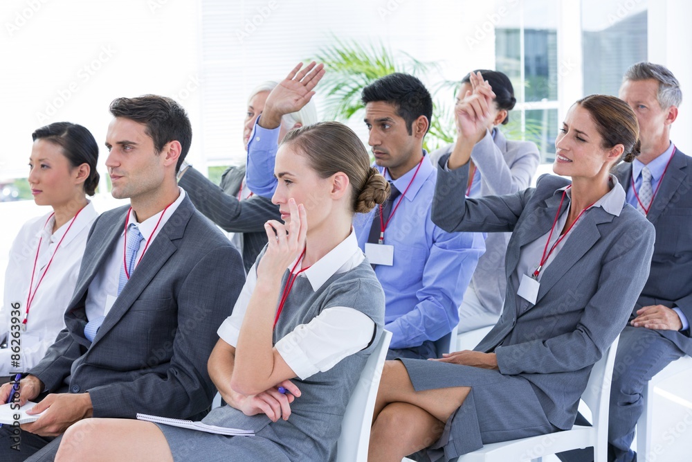 Business team having a meeting Business team having a meeting