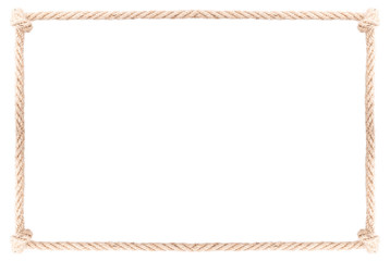 Rope frame knot