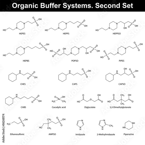 Organic buffer agents