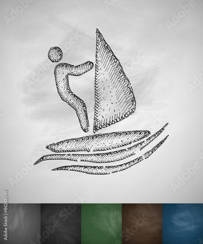 windsurfing icon