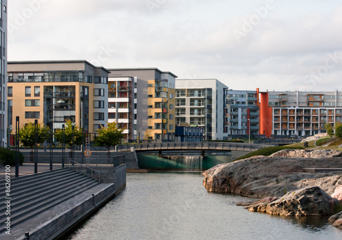 Uutela Canal in Eastern Helsinki