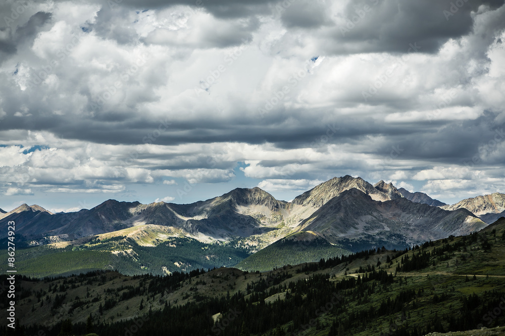 View From Cottonwood Pass, Colorado Continental Divide