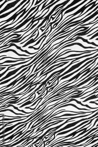 texture of zebra style fabric