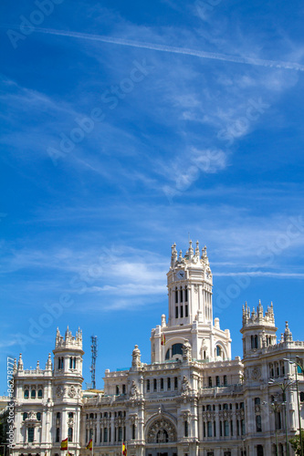 The Palace of Communications in Madrid