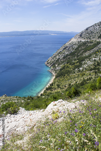 Vista dal' alto della costa croata © SaraLongo