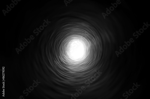 Canvas Print light at the end tunnel