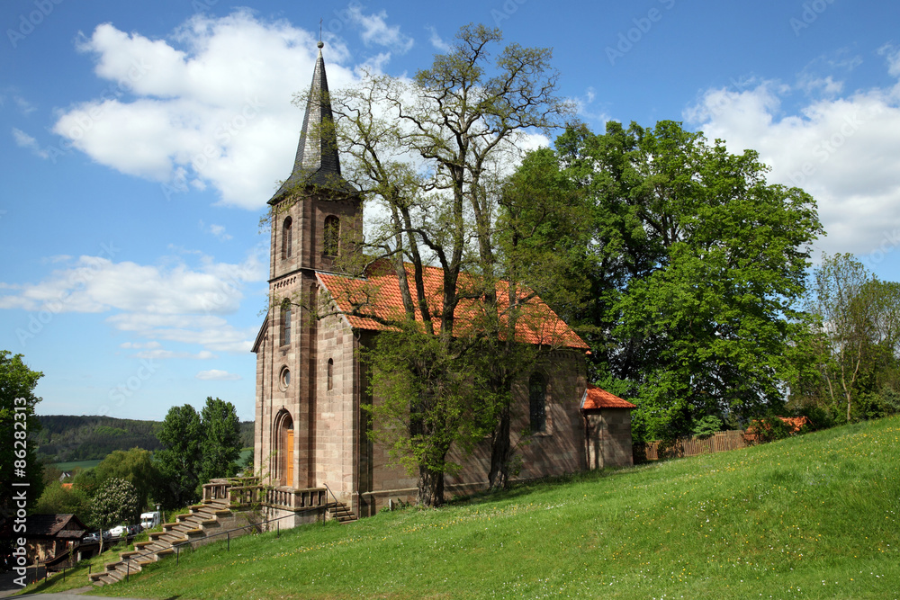 Protestant church of Bornhagen (Germany)