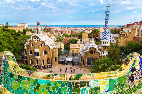 Park Guell in Barcelona, Spain #86287309