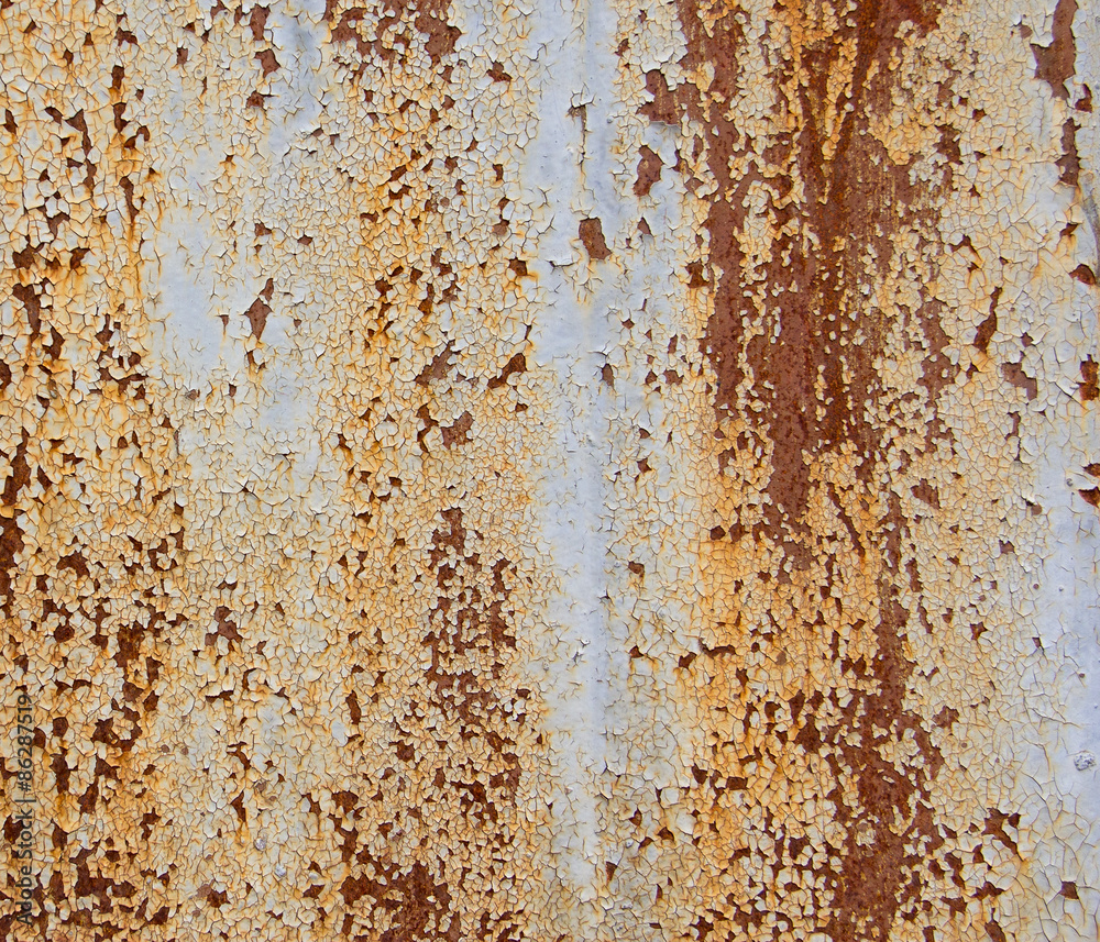 rusty metal wall texture