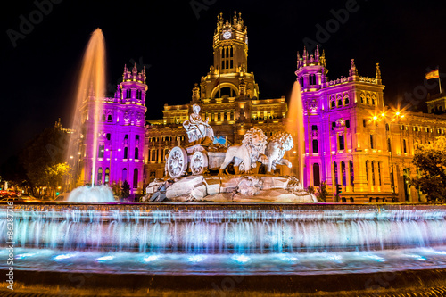 Cibeles fountain  in Madrid