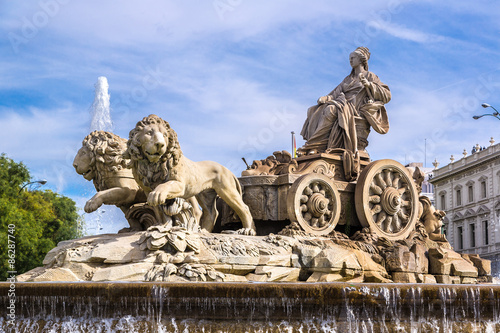 Cibeles fountain in Madrid