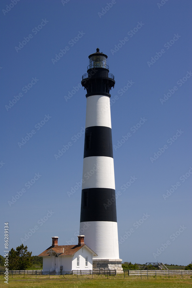 Bodie Island Lighthouse in the Outer Banks of North Carolina