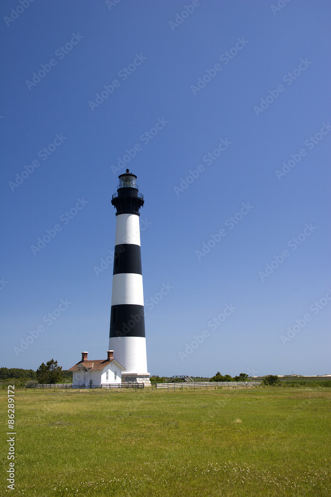 Bodie Island Lighthouse in the Outer Banks of North Carolina