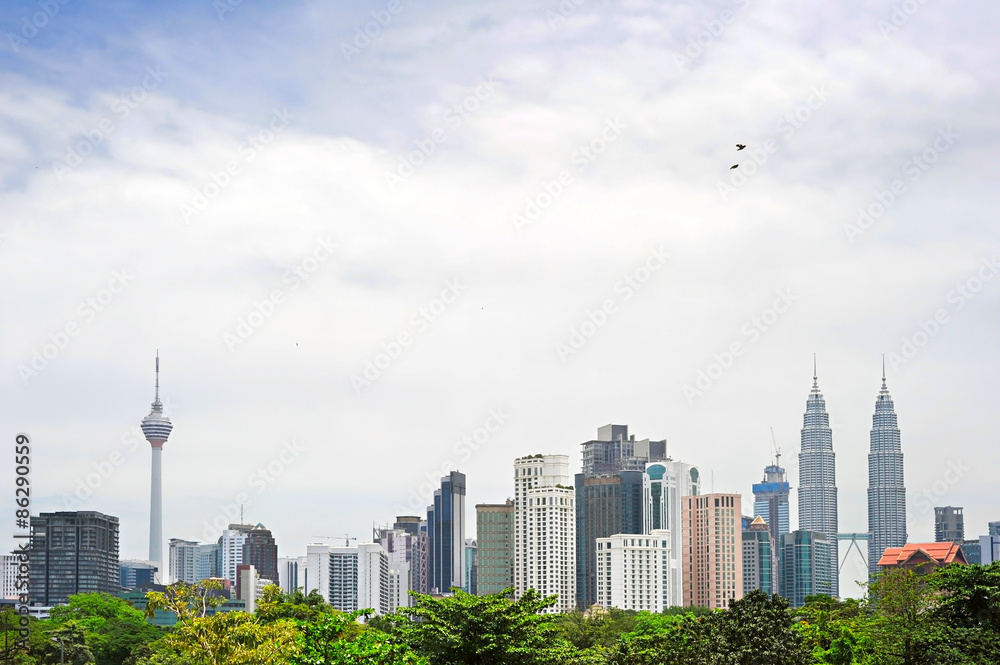 Kuala Lumpur panorama,  Malaysia