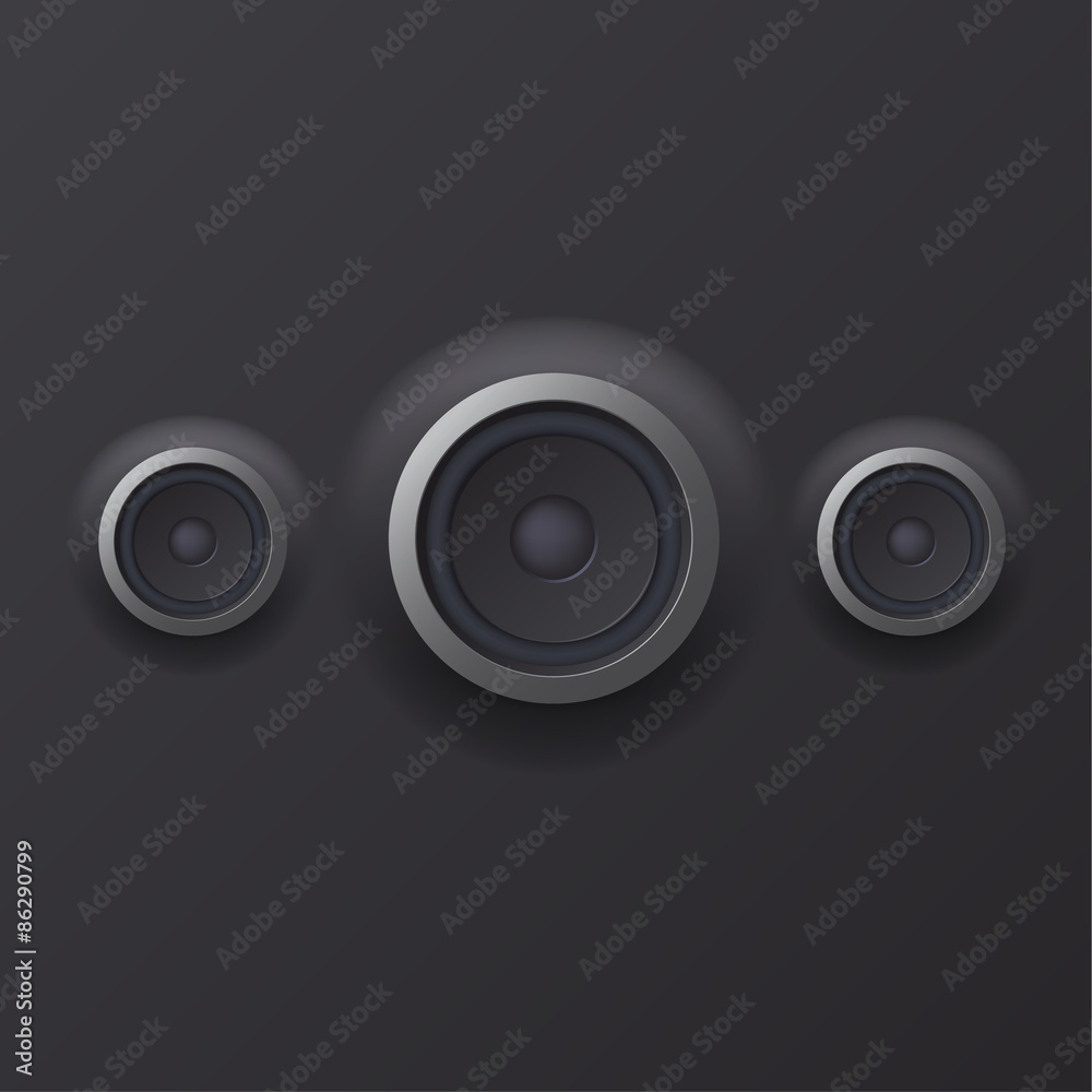 vector illustration of Audio speaker vector illustration of Audio speaker