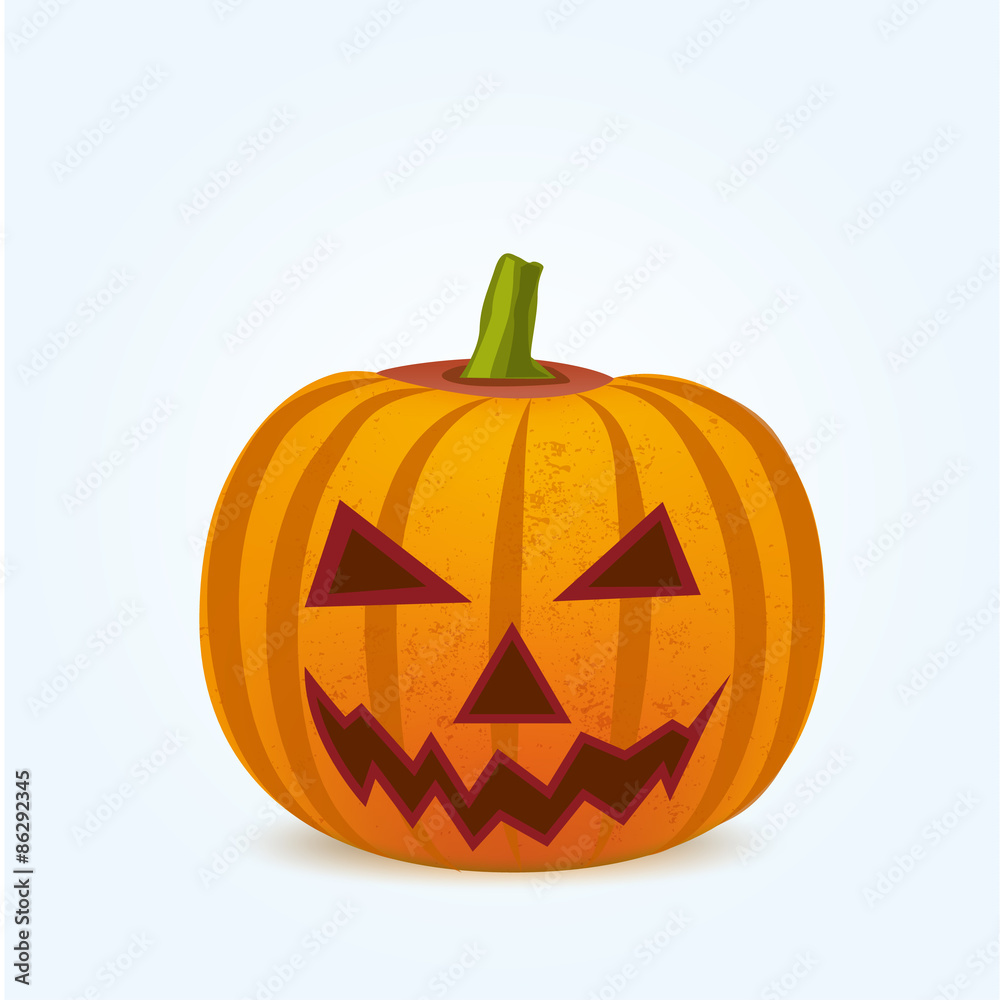 vector illustration of Pumpkin for Halloween isoleted on white vector illustration of Pumpkin for Halloween isoleted on white