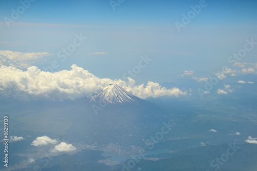 Aerial View of mt. Fuji