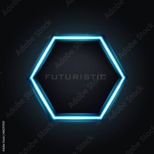 vector illustration of Illustartion of Futuristic banner