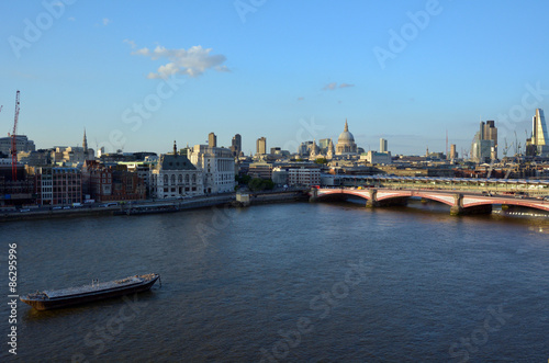 Arial landscape view of St Pauls Cathedral and the and London br © Rafael Ben-Ari