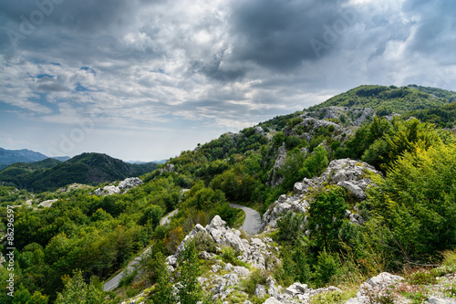 Mountain landscape and road in summer © oleg_p_100