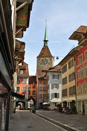 Aarauer Altstadt mir Obertorturm photo