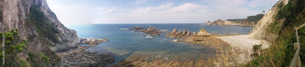 panorámica costa Galicia panorámica costa Galicia
