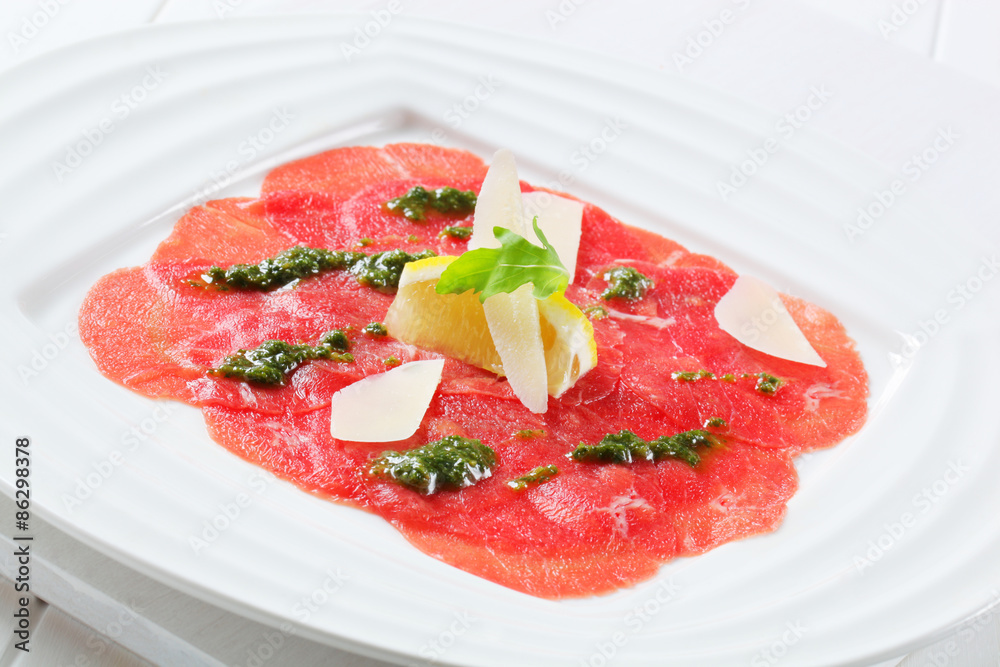 Beef Carpaccio Beef Carpaccio