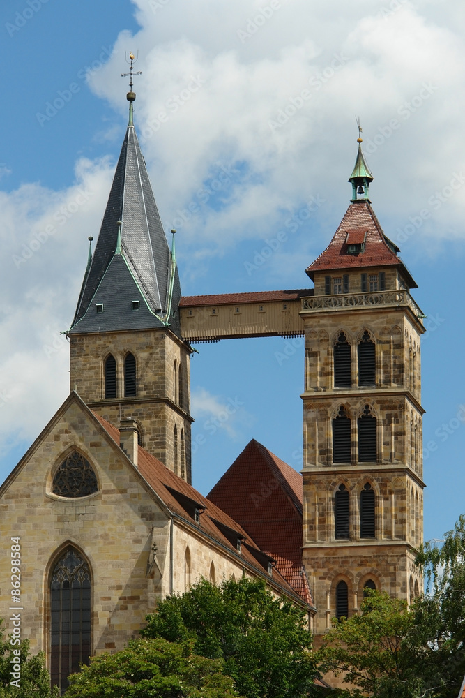 Obraz premium Temple of the city Esslingen am Neckar
