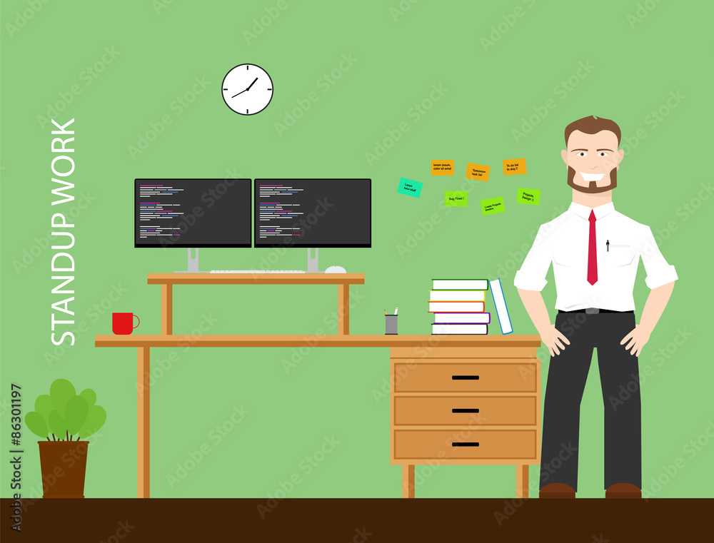 healthy work using stand up workstation healthy work using stand up workstation