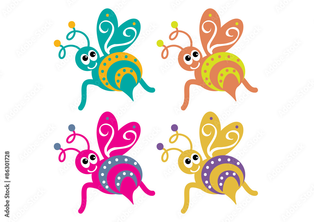 Obraz premium Buzzy Bees