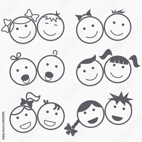 Kids icons