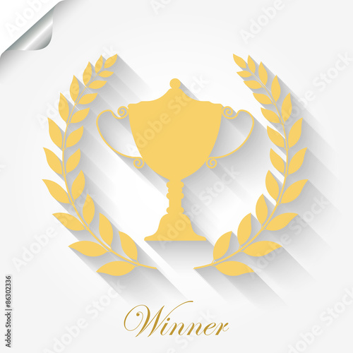 Cup Award with laurel wreath