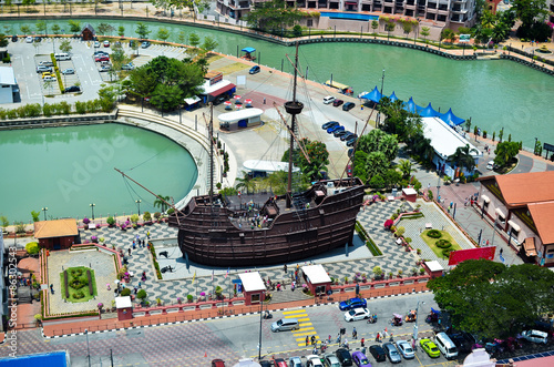 Malacca City in the state of Malacca, Malaysia
