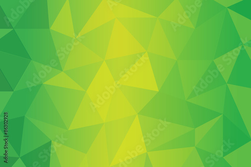 GREEN , YELLOW POLY ABSTRACT BACKGROUND